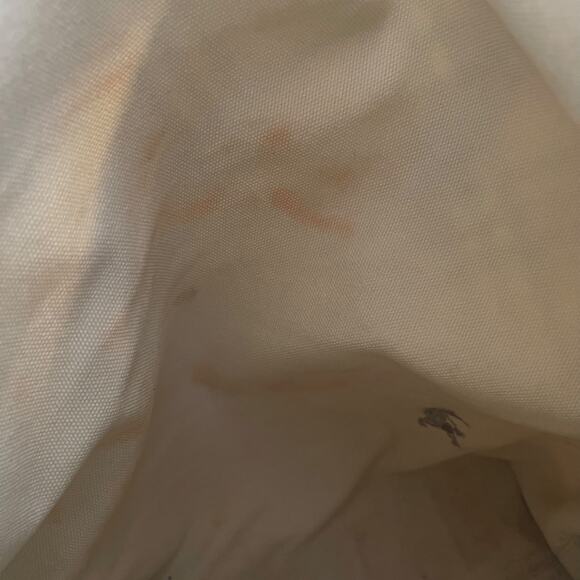 Burberry Blue Label Check Leather Trim Bucket Tote - Picture 13 of 13